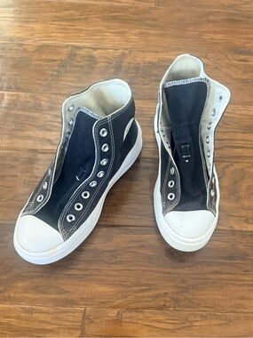 Converse High-Top Canvas Sneakers - Black & White